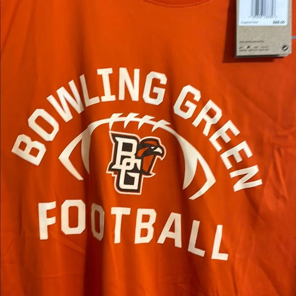 BGSU, Nike Bowling Green Football Orange Dri-Fit - Picture 5 of 6